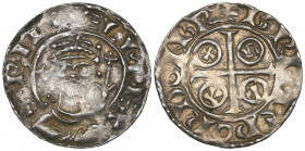*William I, Paxs penny (c.1083-86), Bristol, moneyer Brihtword, +brihtpord on bri, rev., paxs begins in lower right quarter, 1.40g (SCBI 19, 47; N. 85...