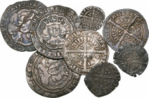 Edward III (1327-77), Pre-Treaty Period (1351-61), groats (3), all London, Series C (2), D/E mule (N. 1147 (2) 1152/63; S. 1365 (2), 1366/67), series ...
