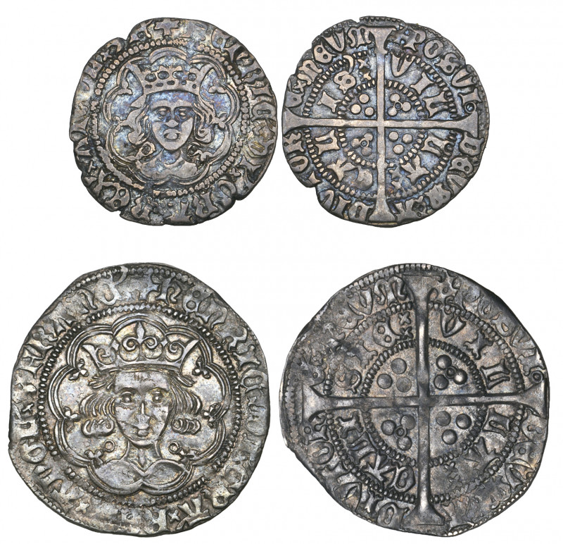 Henry VI, First Reign, (1422-61) Annulet Issue (1422-30), groat, Calais, annulet...