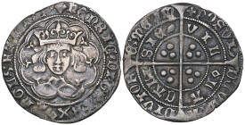Henry VI, First Reign, Pinecone-Mascle Issue (1431-32/33), groat, Calais, 3.60g (N. 1461; S. 1875), very fine. Formerly ex Dr E. Burstal Collection.
...