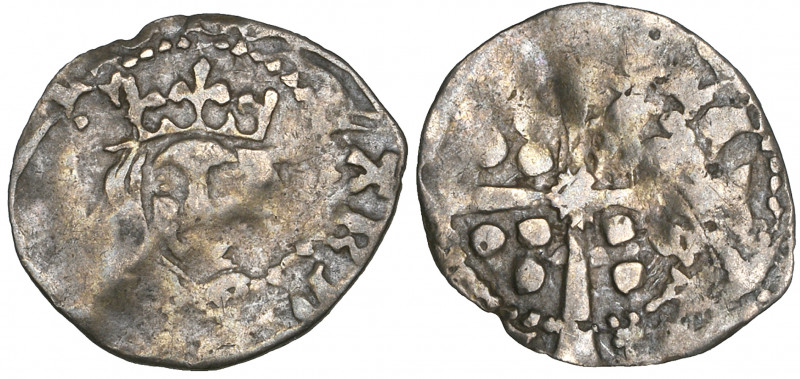 *Richard III (1483-85), penny, Durham mint, Bishop Sherwood, m.m. unclear, S on ...