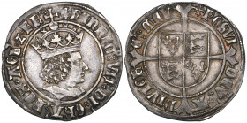 *Henry VII, groat, Profile Issue, base of crown with three bands, m.m. cross crosslet both sides (N.1747; S. 2258), better than very fine

Estimate:...