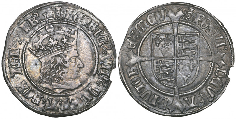 *Henry VIII, First Coinage, groat, London, m.m. castle, 3.07g (N.1762; S. 2316),...