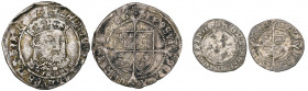 Henry VIII, Third Coinage (1544-47), groat, Tower, m.m. lis on obverse only, Second bust, annulet in circle in reverse forks, 2.56g (N. 1884; S.2369),...