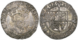 *Henry VIII, Third Coinage, groat, York, no mm. Second bust, quatrefoil stops, 2.52g (N. 1848; S. 2374), some weakness in legends, very fine. Formerly...
