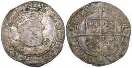 *Henry VIII, Posthumous Coinage (1547-51), groat, Tower, m.m. martlet on reverse only, Fifth bust, roses in forks, 2.26g (N. 1871; S. 2403), scratch o...