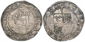 Henry VIII, Posthumous Coinage, Canterbury, no m.m., Sixth bust, roses in forks, 2.52g (N. 1875; S. 2408), light crease on upper rim, about very fine....