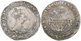 *Edward VI (1547-53), Second period, Jan. 1549-Apr. 1550, shilling, 1549, Canterbury, m.m. t both sides, Third bust, 4.79g (N. 1921; 2468), good fine ...