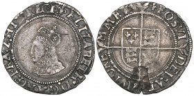 *Elizabeth I, First Coinage, groat, m.m. lis, small bust left, possibly taken from a halfgroat punch (B.& C. 1G), 1.94g (N. 1986 var. S. 2551a), rever...
