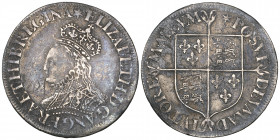 *Elizabeth I, Milled Coinage, groat, sole variety, m.m. star, 1.77g (N. 2032; S. 2601), obverse scratches, almost very fine and rare. Formerly ex Dr E...