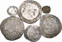 Charles I, Tower mint, halfcrowns (3), Group III, type 1, m.m. bell, Group III type 4, m.m. sun, Group IV, m.m. triangle in circle (N. 2209, 2213, 221...