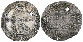 *Charles I, Bristol mint, groat, 1644, plumelet before King’s face, rev., pellet before exurgat, Declaration in three lines, 1.70g (N. 2504; S. 3022; ...