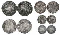 James II (1437-60), Second Coinage (1451-60), groat, Edinburgh, saltires by neck (S.5236), fine; Mary (1542-67), First Coinage (1542-58), plack, 1557 ...