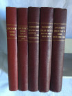 Glendining & Co, The R.C. Lockett collection, five volumes comprising (i) English part I, 6 June 1955, lots 1-1222, bound with photographs of the Lock...