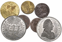 Middlesex, white metal pennies (2), King’s visit to St. Paul’s 28 April 1789, Lord Thurlow and William Pitt, 1789 (D. & H. 176, 219), almost as struck...