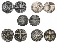 Counts of Flanders, Ghent, kleine denarius (5), circa 1220-50 (Gh. 313), circa 1259-1300 (4) (Ch. 468, 470, 478, 481), mostly very fine (5)

Estimat...