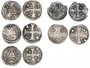 Counts of Flanders, Lille, kleine denarius (5), circa 1180-1220 (Gh. 262, 268, 269, 277 (2)), mostly very fine (5)

Estimate: GBP 200 - 250