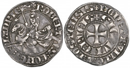 *Counts of Flanders, Robrecht van Bethune (1305-22), dubbele sterling met de ridder, Aalst, circa 1309, 2.12g (G. 172), very fine and scarce

Estima...