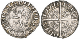 Counts of Flanders, Lodewijk van Nevers, (1322-46), halve-groot, Ghent (1334-37), 1.77g (G. 187), minor edge chip, good very fine

Estimate: GBP 140...