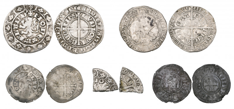 Counts of Flanders, Lodewijk der Male (1346-84), groot met de leeuw, Ghent or Br...