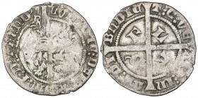 *Counts of Flanders, Lodewijk der Male, halve-groot, Ghent, made by mintmaster Jehan Jourdain between 22 September 1369 and 25 May 1370, 1.00g (G. 228...
