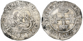 Dukes of Burgundy, Maria van Bourgondie, groot, 1478 Bruges, 1.85g (v.G. & H. 41.3a), minor staining very fine

Estimate: GBP 70 - 100