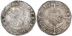 Habsburg Period, Filips de Schone under the Regency of Archduke Maximilian, Third period (1487-88), griffioen, type 2, Bruges, 2.90g (v.G. & H. 70-5b)...