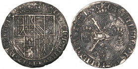 *Habsburg Period, FIlips de Schone and Johanna (1505-06), Spaanse real, 1505 Bruges, 2.99g (VGH&H 165-5), very fine

Estimate: GBP 250 - 300