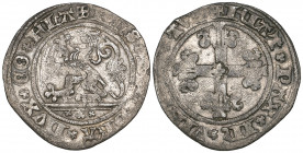 Revolt of Ghent against Archduke Maximilian, halve-vuurzijger (1489-90), 1.71g (v.G. & H. 148b), very fine

Estimate: GBP 100 - 120