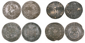 Habsburg Period, Charles V, bronze jetons (3), all Bruges, Preparations for War, 1523, Successes of Charles V, 1544, Bureau of Finances (Dugn. 1166, 1...