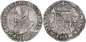 Spanish Netherlands, Philip II, filipsdaalder, 1576, Bruges, m.m. lis on obverse between date (v.G. & H. 210-7e; Delm. 37), very fine

Estimate: GBP...