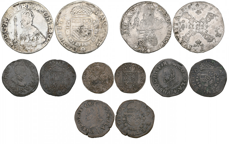 Spanish Netherlands, Philip II, statendaalder, date and m.m. illegible (1578-79)...