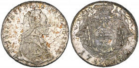 Austria, Salzburg, Hieronymus Graf Coloredo (1772-1803), 20 kreuzer, 1776, bust right, rev, crowned and mantled arms (Pr. 2474), mint state and toned...