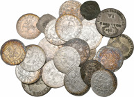 Austria, Salzburg, miscellaneous minor silver issue (26), Eberhard II (1200-1246), friesacher pfennig (Pr. 19); Philipp von Kärnten (1247-56), pfennig...