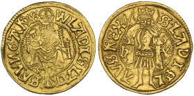 *Hungary, Wladislaus II (1490-1516), goldgulden, Nagyszeben mint (1500), mint master Lulay Janos, 3.51g (Lengyel 79/5; Pohl L32), light creasing, good...