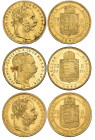 Hungary, Franz Joseph, 8 forint-20 francs (3), 1880, 1883, 1890, first two extremely fine, last mint state and proof-like (3)

Estimate: GBP 650 - 7...