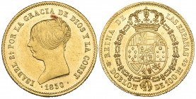 *Spain, Isabel II, 100 reales, 1850, Madrid cl (Cal. 757; Cay. 17353), good very fine, reverse better

Estimate: GBP 300 - 350