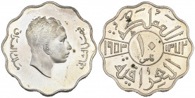 *Iraq, Faisal II (1953-58), proof 10 fils, 1953 (KM112), mint state, 200 proofs struck. Ex Dr. E. Burstal collection.

Estimate: GBP 300 - 400