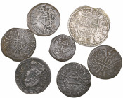 Spain, Felipe III (1598-21), 2-reales, 1621, Segovia, assayer A, (Cal. 369), two edge clips, good very fine and scarce; together with Louis XIV as Cou...