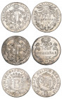 Switzerland, Berne, 20 kreuzer, 1717; Geneva, 21 sols (2), 1710, 1711, both with date below arms, good very fine or better (3)

Estimate: GBP 180 - ...