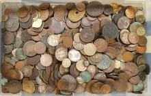 Miscellaneous World Coins (many hundreds), mostly base metal and 19th century, mixed grades (lot)

Estimate: GBP 400 - 600