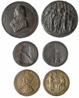 Italy, Sperandio of Mantua (c.1425-after 1504), Lodovico Carbone (Ferrarese poet), bronze medal, bust left, rev., Carbone receiving wreath from Callio...