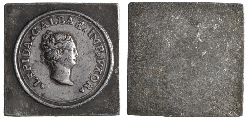 *Italy (16th or 17th century), Aemilia Lepida (wife of Galba, AD 68-9), lead med...
