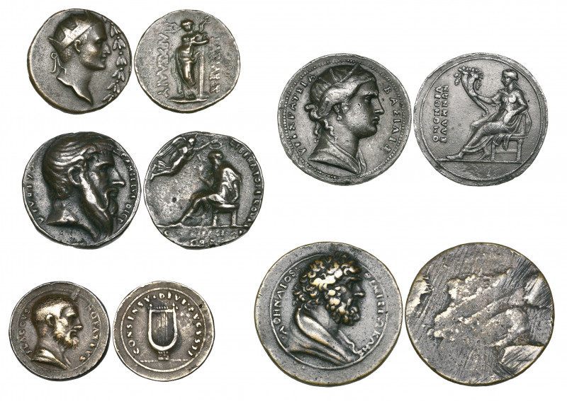 Italy, Valerio Belli (c.1468-1546), small medals after the antique in bronze (3)...