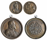 Italy, Antonio Selvi, Ferdinand I de’ Medici (1549-1609), bronze medal, bust right, rev., Queen bee surrounded by workers, 78mm (Vannel & Toderi 305),...
