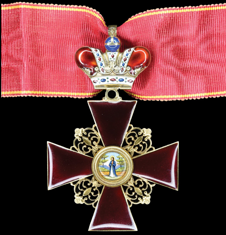 *Russia, Order of St Anne, Civil Division, a privately-made Second Class neck ba...