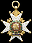 *The Most Honourable Order of the Bath, (Military Division), Companion’s (C.B.) breast badge by William Neale, in 22 carat gold and enamels, of excell...
