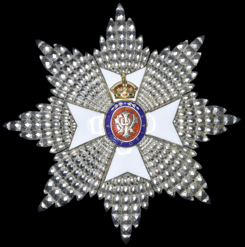 *The Royal Victorian Order, Knight Grand Cross set of insignia, comprising sash ...