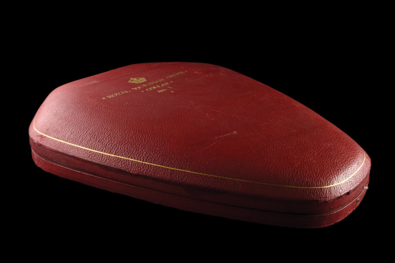 *The Royal Victorian Order, an original fitted case of issue for the Collar of t...