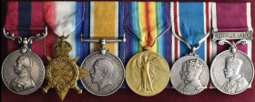 *A Great War ‘Western Front’ Distinguished Conduct Medal and Long Service and Good Conduct Group of 6 awarded to Colour Sergeant William Hampson, 2nd ...